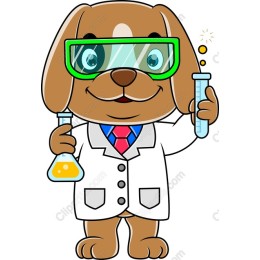 Scientist Dog