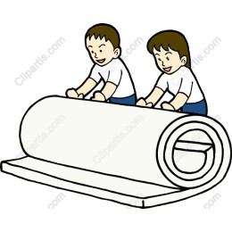 Playful Kids Mat Rolling