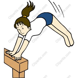 Dynamic Young Gymnast