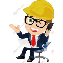 Cheerful Construction Supervisor
