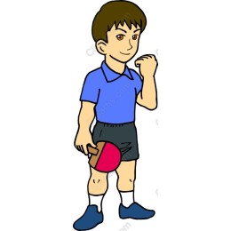 Dynamic Table Tennis Boy