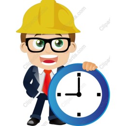 Cheerful Construction Manager