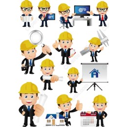 Construction Worker Set