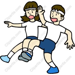 Energetic Kids Jogging