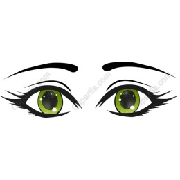 Striking Green Eyes