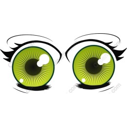 Vivid Green Eye