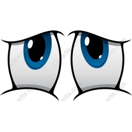 Expressive Blue Eyes