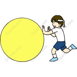 Energetic Boy with Yellow Ball