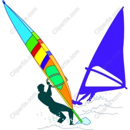 Colorful Windsurfing