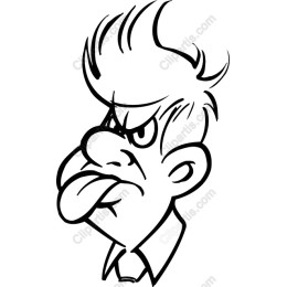 Grumpy Character
