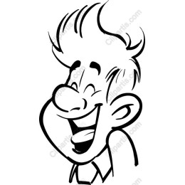 Joyful Cartoon Character