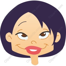 Playful Cartoon Face