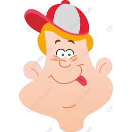Playful Cartoon Boy