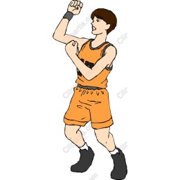 Energetic Basketball Player