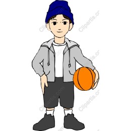 Dynamic Young Basketball Player