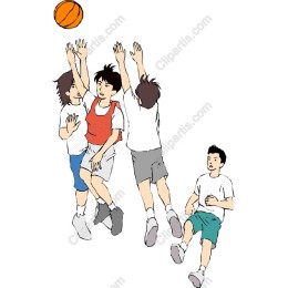 Youth Basketball Action