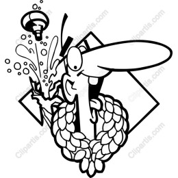 Whimsical Water-Splashing Cartoon