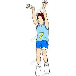 Youth Basketball Player in Action