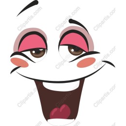 Joyful Smiling Character