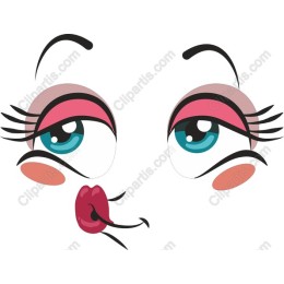 Playful Expressive Face