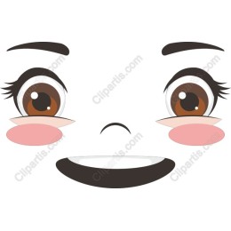 Charming Cartoon Face