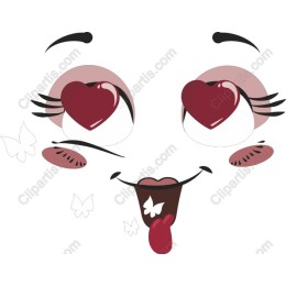 Heart-Eyed Whimsical Character