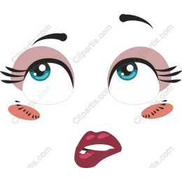 Charming Animated Face