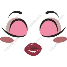 Whimsical Beauty Face