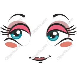 Charming Cartoon Face