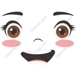 Cheerful Cartoon Smiley Face