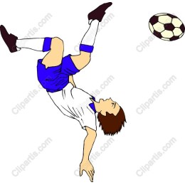 Soccer Player Bicycle Kick
