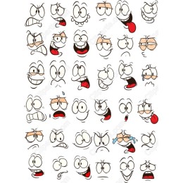 Emotive Expressions Set - 40 Unique