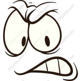 Angry Cartoon Face