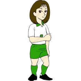 Girl Soccer Player
