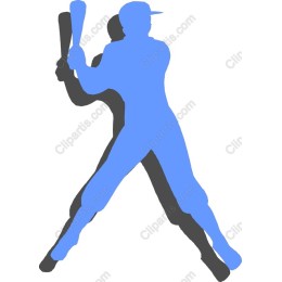 Bold Baseball Player