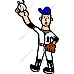 Vibrant Baseball Player