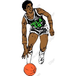 Basketball Player in Motion
