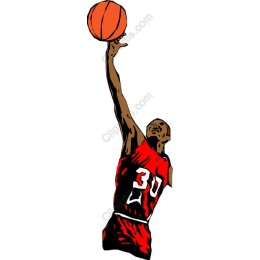 Dynamic Basketball Slam Dunk