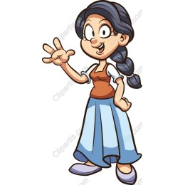 Cheerful Young Girl