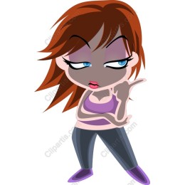 Stylish Cartoon Character
