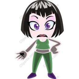 Fierce Cartoon Character /