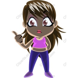 Playful Cartoon Character
