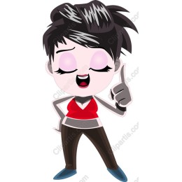 Chic Cartoon Character