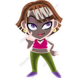 Charming Animated Girl