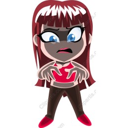Quirky Cartoon Girl