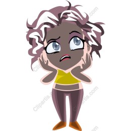 Playful Concerned Character