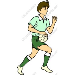 Energetic Soccer Player