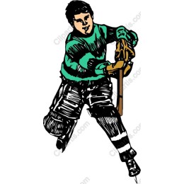 Dynamic Youth Hockey Player