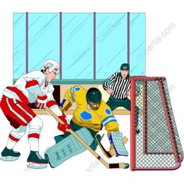 Ice Hockey Action
