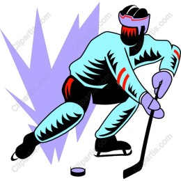 Dynamic Ice Hockey Player
